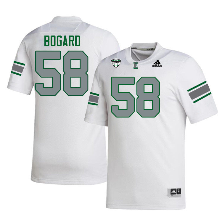 Eastern Michigan Eagles #58 Maliek Bogard College Football Jerseys Stitched Sale-White